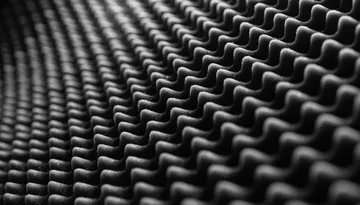 Woven carbon fiber texture in black and white